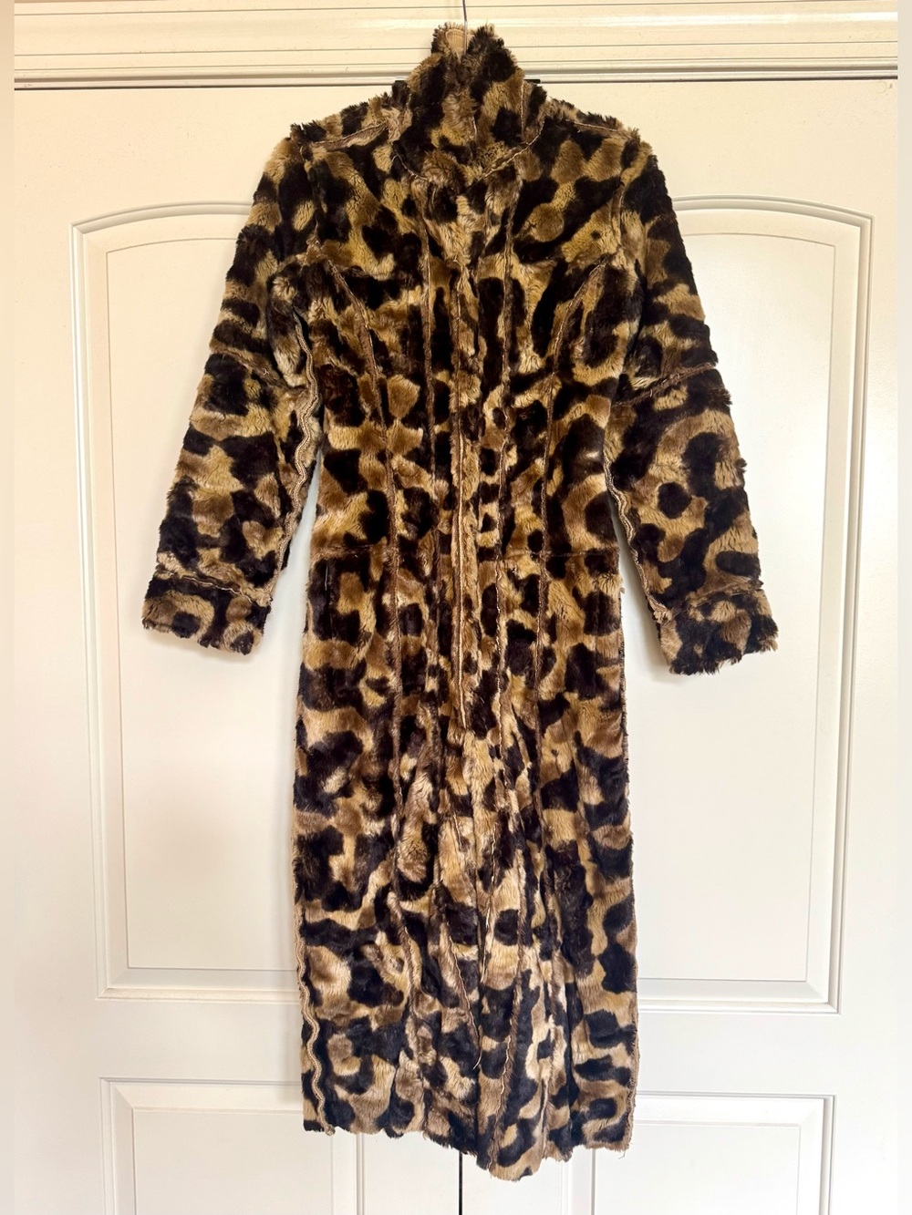 Vintage Y2K Bebe Reversible Faux Fur Corduroy Maxi Coat 2001 2002